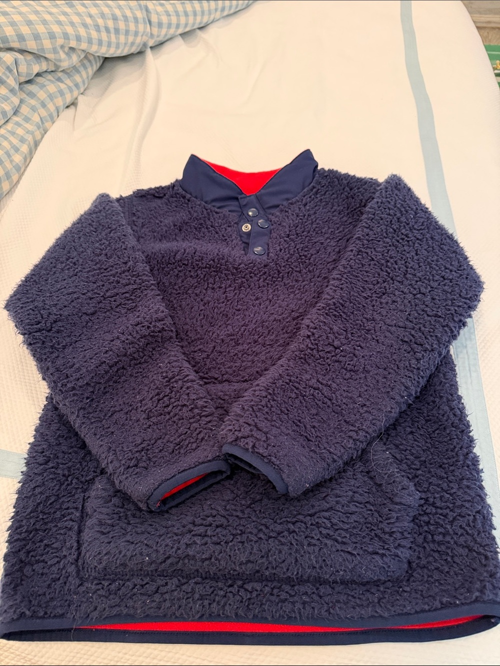 Boys carters navy and red fleece, GUC, size 10